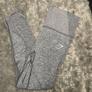 Gymshark Vital Rise Leggings - Smokey Grey Marl - Small